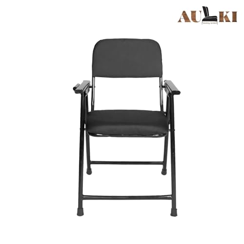 Image of CTABWT (E-12) Folding Study Chair, Adjustable Writing Pad, Work from Home, Educational Centre, Office, Study, College, School, Classroom, Home, (Black)