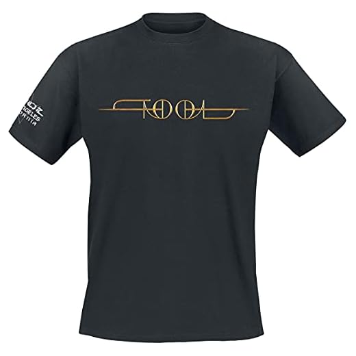 Tool Gold ISO Uomo T-Shirt Nero L 100% Cotone Regular