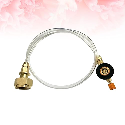 BESPORTBLE Gas Refill Adapter for Flat Gas Tanks Stove Inflation Valve for Outdoor Camping Stoves PU Construction with Self Closing Feature Lower Use Costs3