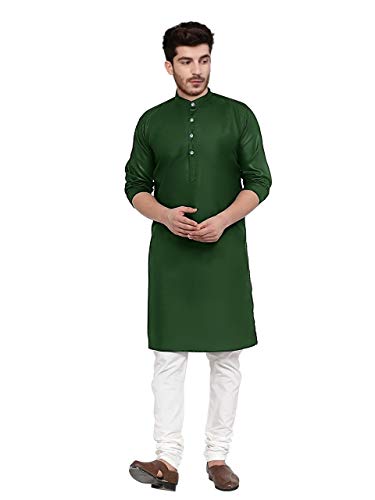 Image of trustous Mens straigth Solid Kurta Pyjama Set Combo in 100% Cotton with 16 Colour Option and Size are XS to 3XL for (Birthday,Wedding, Ceremony, Casual, Engagement)