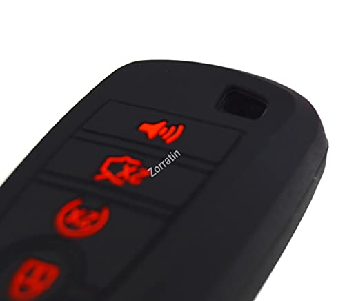 Image of Silicone Key Fob Cover for Ford F150 Mustang Explorer Expedition Escape Edge Bronco Transit Maverick and Lincoln Navigator Nautilus Aviator Corsair