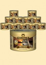 Wolfsblut Wild Duck SMALL Breed Trockenfutter für kleine Rassen mit Ente und Kartoffeln Probierpack 2 kg + 3 x 200g Wolfsblut Wild Duck Dosen