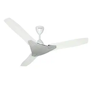 Havells Troika 1200mm 1 Star Energy Saving Ceiling Fan (Pearl White Silver, Pack of 1)