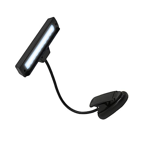 GOOHOCHY Practical Music Score Light for Piano Reading Lamps Clip-on Lamp Dimmable Foldable Design Eye Care