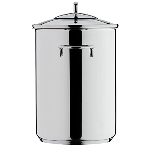 WMF Spargeltopf hoch mit Glasdeckel 16cm, Spargeltopf Induktion, Dampfgarer 5l, Cromargan Edelstahl poliert… – Ansicht 6