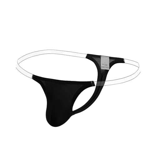 Men Sexy Thongs and G Strings Underwear Low Rise Breathable Briefs Jockstrap Lingerie