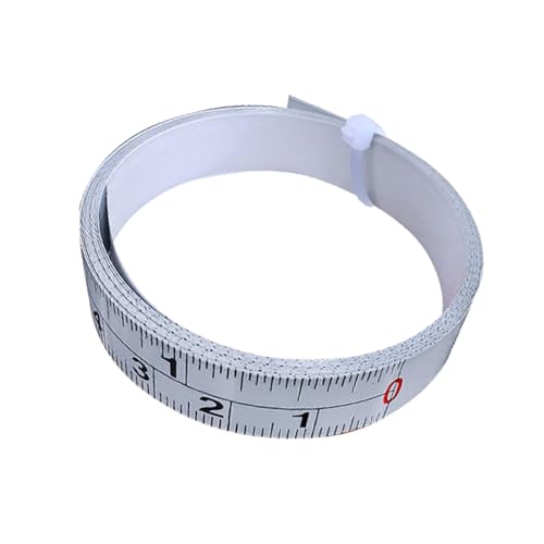 メタル製メジャーテープ 粘着性バッキング付き ワークベンチ定規 美術工芸品用 2M R toL, RからLへ