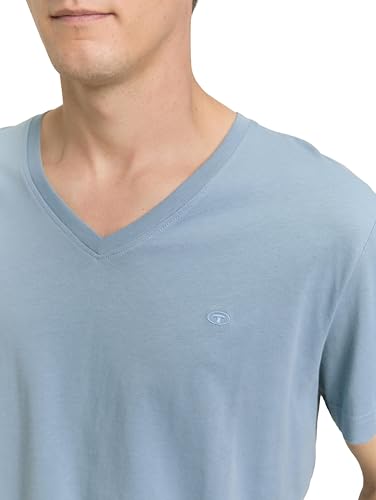 Tom Tailor Herren 1045834 T-Shirt, 39441 - Mountain Spring Blue, S EU – Ansicht 6