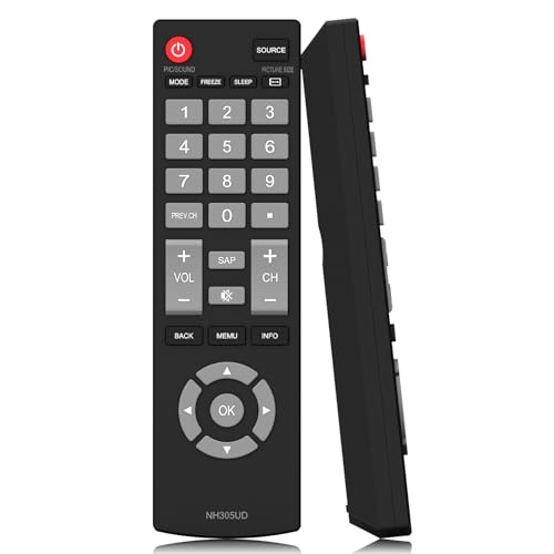NH305UD Universal Remote Control Emerson TV Compatible with All Emerson LCD LED HD TV - No Programming Required