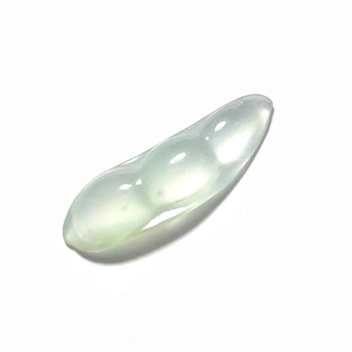 Gleejed Natural Burmese Jadeite Pendant Necklace 18k Gold Real Diamond Buckle and Chain, Myanmar Jadeite Good Luck Charms for Necklaces Fashion Choker Carved Jade Grade A Luxury Jewelry for Women Men - Image 4