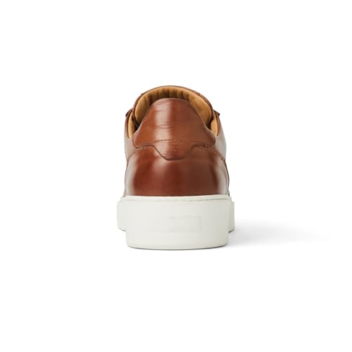 Image of Bruno Magli Men's Dezi Sneakers, Leather Shoes, Lace-Up Casual Shoes