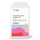 Troo Health Care Vegan Glucosamine Complex Plus 120 Capsules | Plant Based Glucosamine Supplement with MSM, Sour Cherry, Rosehip & Turmeric | UK Manufactured | Quality Guaranteed