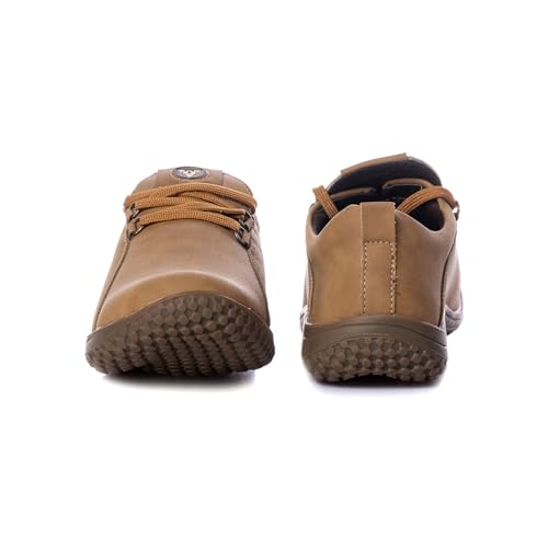 Image of Khadim's Olive Outdoor Casual Sneakers for Men