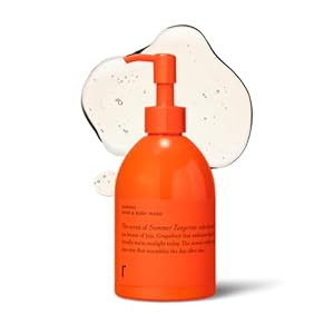 RATAPLAN Dahong Hand & Body Wash, Vegan, Gentle and Soft Cleanser, Tangerine of Jeju Island Korean Skincare 10.14 fl.oz 300ml