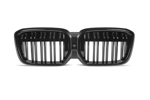 Grille de calandre double lamelles noir brillant pour pare-chocs avant BMW iX3