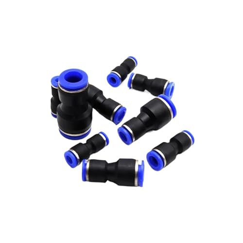 Conector reductor de manguera de 16 mm, unión recta de plástico para flujo de agua estable 4