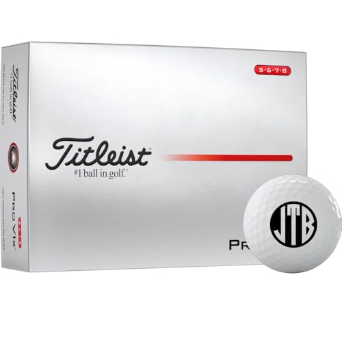 Titleist Pro V1x High Number Monogrammed Golf Balls - 2025 Model