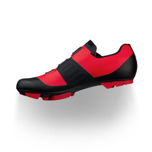 Image of Fizik Vento Overcurve X3,Off-Road Gravel Boa Shoes, Red /Black, 9