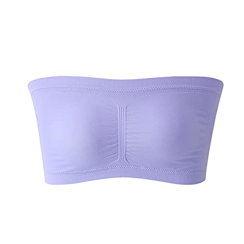 TYUIOP Kids Bra Seamless Bras White Bras for Women Push Up Bra 32A Open Half Cup Strapless for Large Breasts Stickie Balconette Silicone