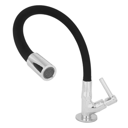 Torneira Cozinha Silicone Gourmet Articulado Flexivel 360 Metal Cromado Bancada Mesa Pia Resistente