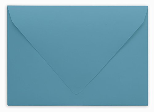 Enveloppes haut de gamme 80 LBS bleu bébé avec rabat en V européen Darling Souvenir