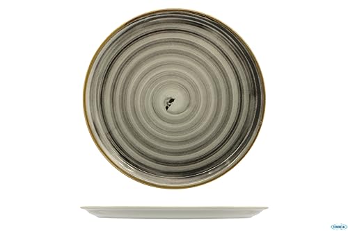 Saturnia Piatto Pizza 33 CM Circus Spirale Nero