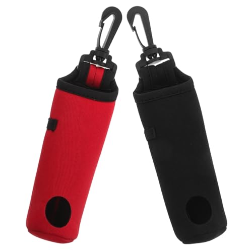 Abaodam 2PCS Lightweight Golf Bag with Durable Diving Material Portable Golf Ball Holder Pouch for Organized Storage for Travel and Long Term Use