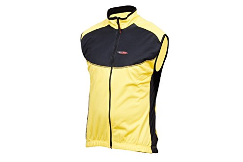 Massi Windtex Gilet, Uomo, Giallo/Nero, L