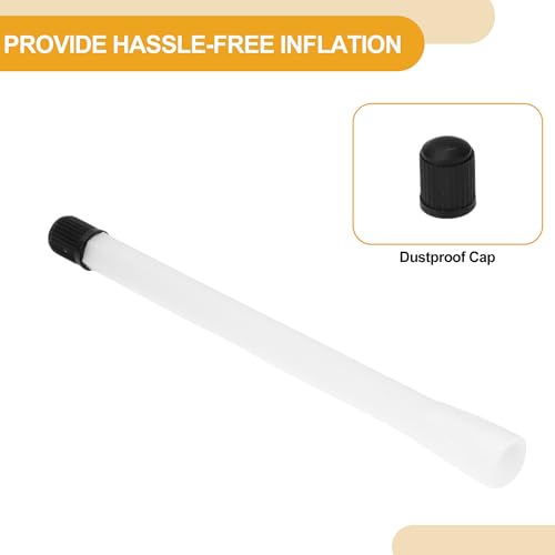 Image of 10pcs 125mm Tire Valve Extension Universal Plastic 180 Degree Tyre Valve Inflation Adapter for Car Motorcycle RV Truck Bike