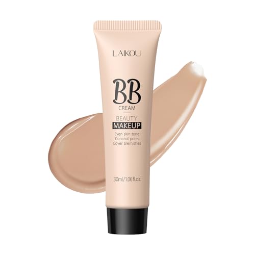 QueenDairy Korean BB Cream & Foundation 2-in-1 - Buildable Coverage Tinted Moisturizer with SPF, for a Natural Matte Finish & All-Day Wear (320 Tan)