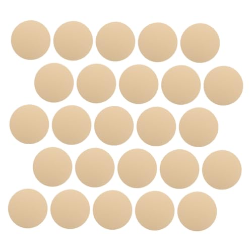 Tofficu 25pcs Round Cardstock Paper for Card Making DIY Art Craft Paper Smooth Texture Handmade Art Card Drawing