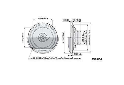 Fiat Ducato Speaker upgrade Front Door Pioneer car speakers 6.5" 17cm 300W - Image 5