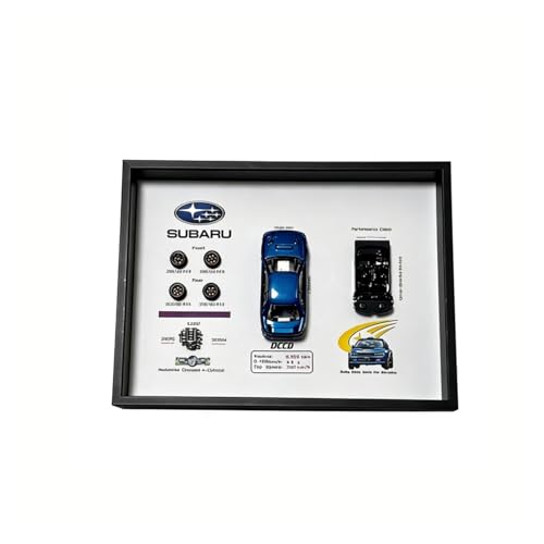 Modèle voiture course métal Subaru Impreza, le cadeau idéal pour passionné auto