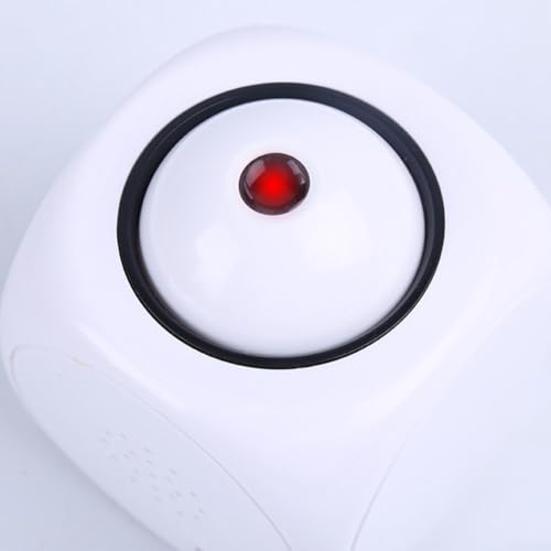 Sumsoctober Réveil projecteur au design innovant avec système intelligent de rapport de température (blanc)