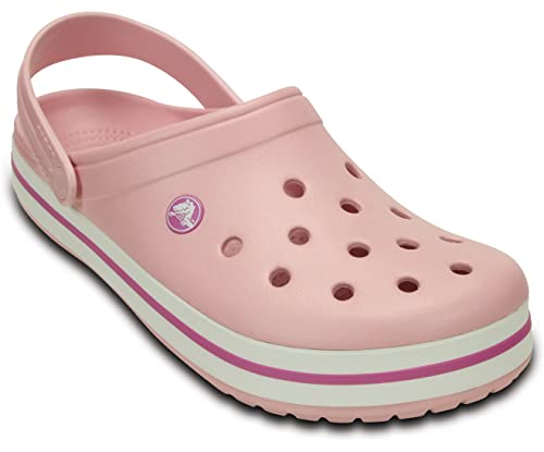 Image of Crocs Unisex Adult Crocband Pearl Pink /Wild Orchid Clogs-3 Men / 4 UK Women (M4W6) (11016)