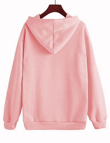 Image of Women's Printed Fleece Hoodie Sweatshirt | Soft Warm Winter Hooded Top for Women & Girls