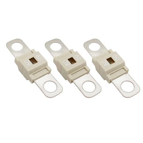 AMI 3-Pack 80A Midi Fuse for Vehicles and Machinery