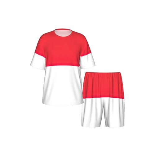 Pyjama homme drapeau indonésien ensemble vêtement nuit confortable - 4