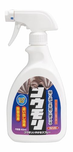 イカリ消毒 忌避剤 コウモリいやがるスプレー 400mL 繰り返し手軽に使えるコウモリ追い出しスプレー