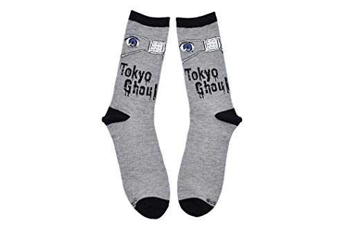 Everything Legwear Tokyo Ghoul Crew Socks (3 Pair Packs) - Teeth Splatter, I Heart TG - One Size Fits Most4