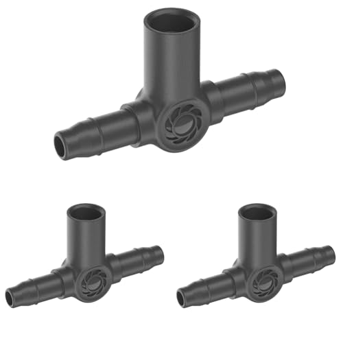 Gardena Micro-Drip-System T-Stück 4,6 mm (3/16 Zoll): Praktische Verbindung zur Fixierung der Sprühdüsen und Endtropfer, 5 Stück (13216-20) (Packung mit 3)