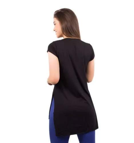 Blusa Feminina Sobre Legging Longa/Tapa Bumbum - Fitness (Preto, m)
