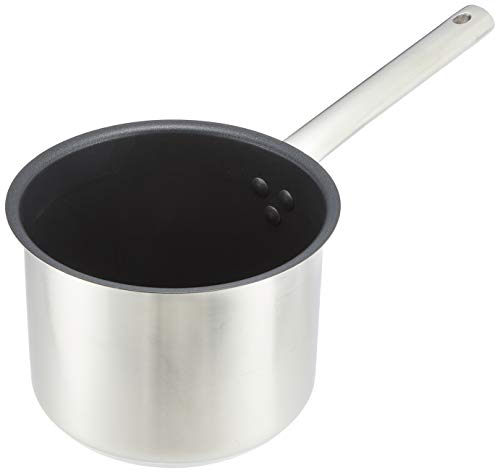 遠藤商事 業務用 ムラノ インダクション テフロンセレクト 片手深型鍋 16cm IH対応 18-8ステンレス/内面テフロン加工 AKTD201