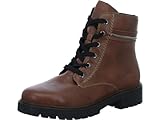 Obermaterial: Synthetik Rieker Damen Z2842 Schnürstiefel, Braun, 39 EU