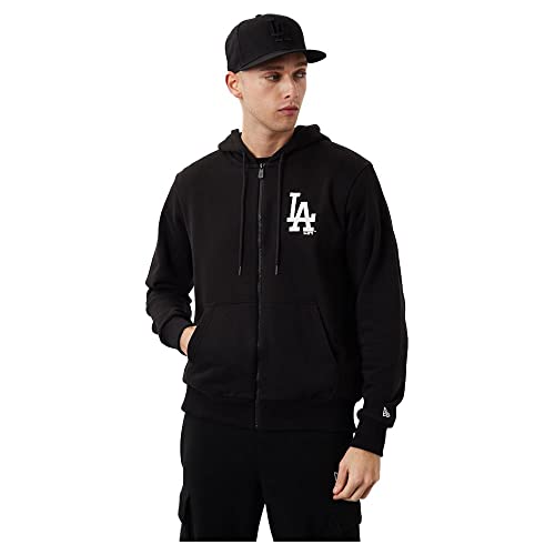 Sweatshirt Los Angeles Dodgers New Era zippé coupe confortable pour homme