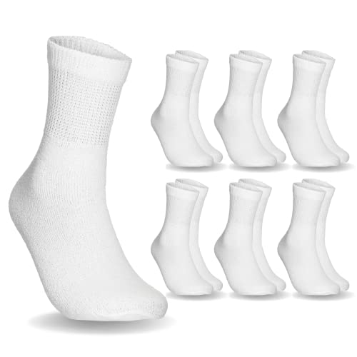 Special Essentials 6 Pairs Non-Binding Diabetic & Circulator Ankle Socks