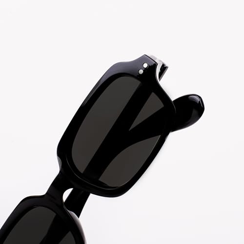 Image of Salty Alpha Lightweight Square Sunglasses For Men stylish | Carry Pouch Included | UV Protection Fashion Goggles for Women Durable | Gift for Man & Woman
