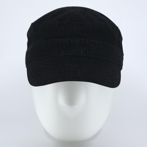 Image of The Vintage Year Heavy Stitching Washed Cotton Cadet Hat - Durable Military Baseball Cap for Men & Women, Outdoor Casual Wear