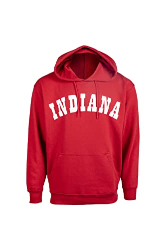 RuckFitt College Sports Team Unisex Sweatshirt Hoodie, Indiana, Small