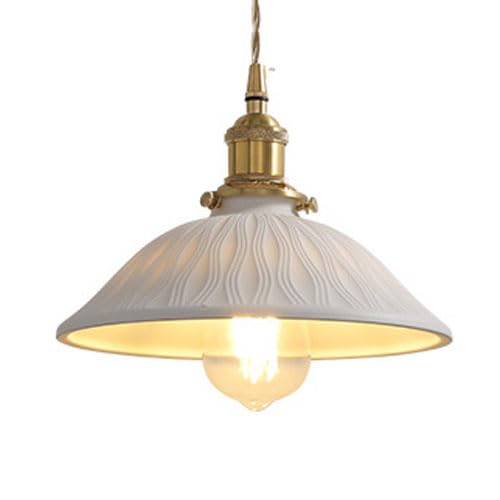 Abat-jour céramique lustre industriel luminaire de chambre chic